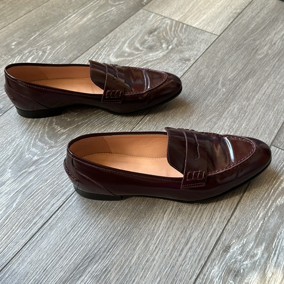 J.Crew Academy penny loafers in Oxblood - Picture 4 of 10
